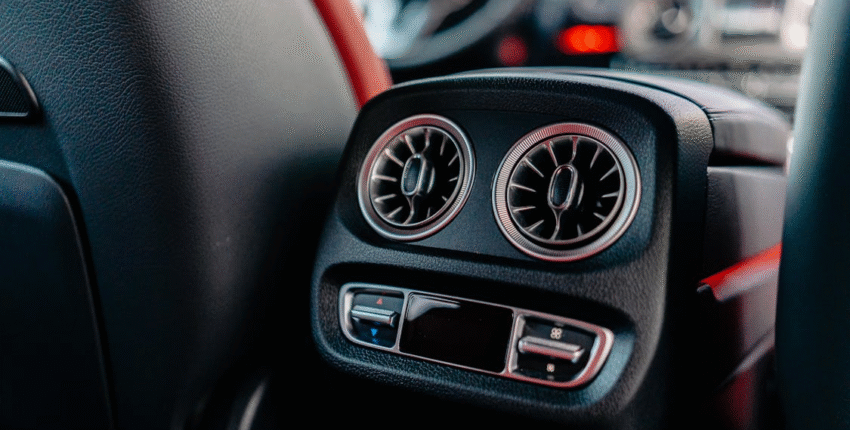 auto ac close up image